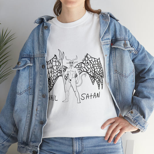 Hail Satan T-Shirt by Brainbat