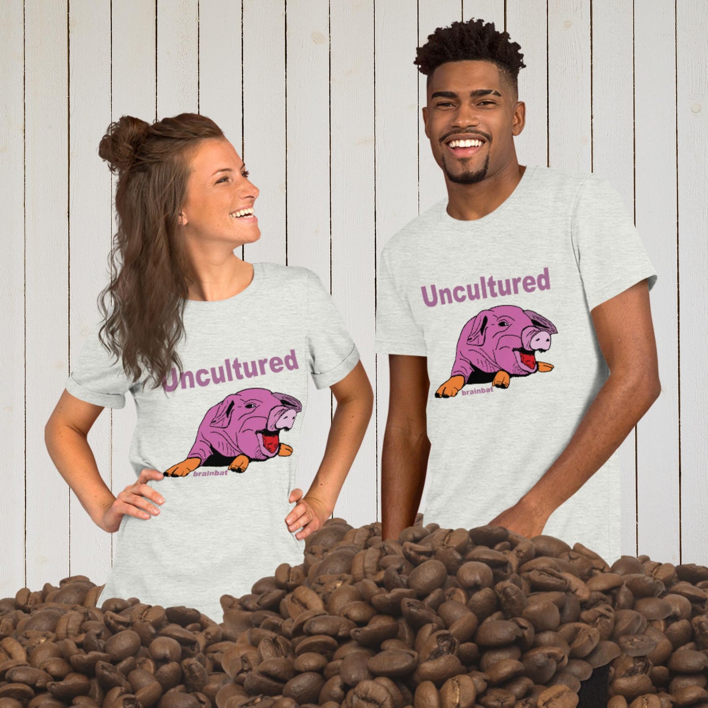 Uncultured Swine T-shirt by Brainbat